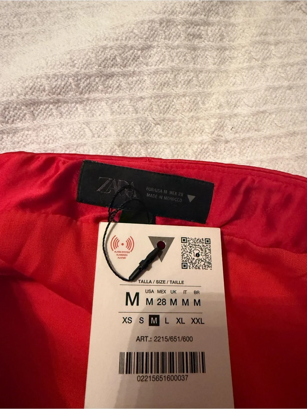 Strapless Red Satin Top - Picture 5 of 6
